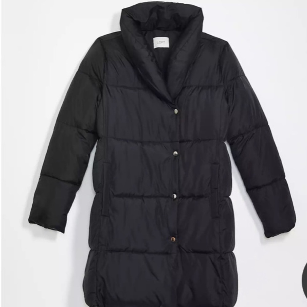 LOFT Long Puffer Coat